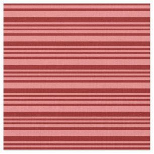 Tela Coral claro y franjas de color rojo oscuro