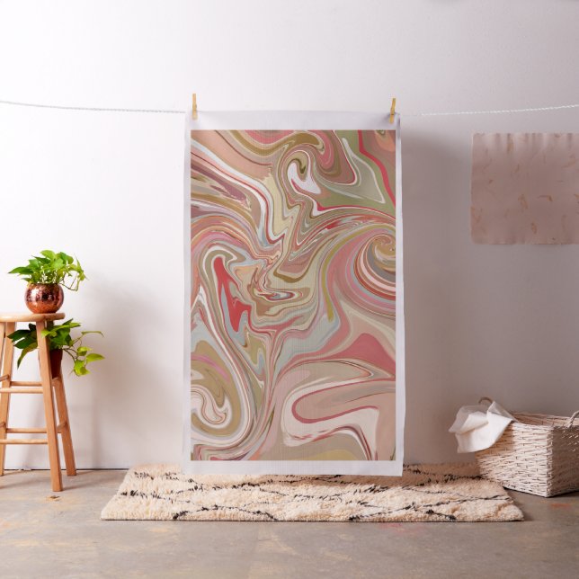 Tela Coral Swirls (In Situ)