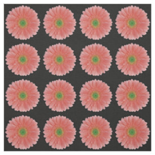 Tela coralina de la margarita del Gerbera del
