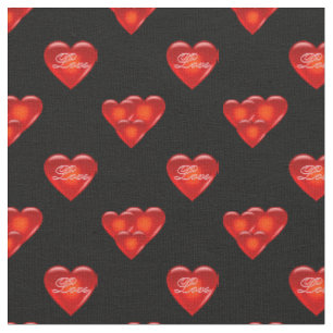 Tela corazón/corazón grande/corazón rojo pequeño/amor/i