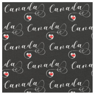 Tela Corazón de bandera de Canadá, bandera canadiense