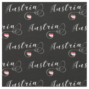 Tela Corazón de la bandera de Austria, Österreich