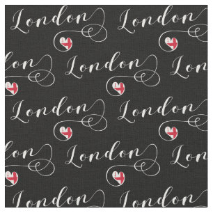 Tela Corazón de la Bandera de Londres, Inglaterra
