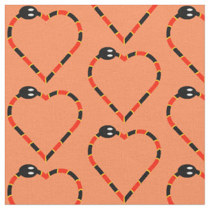 Tela Corazón de la serpiente coralina