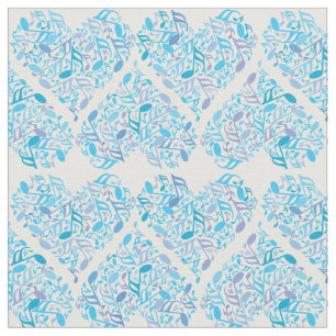 Tela Corazón de nota musical