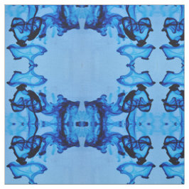 Tela Corazón de tinte azul