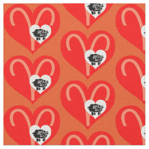 Tela Corazón del zodiaco del aries