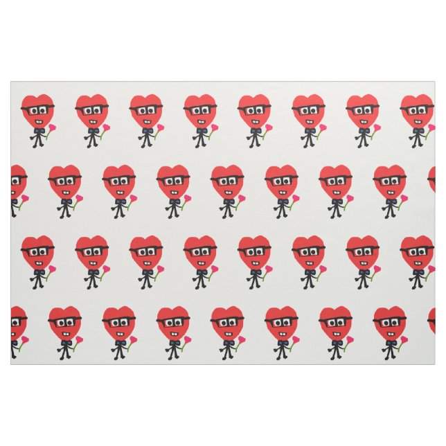 Tela corazon enamorado ("Cuarto gordo" (fat quarter))
