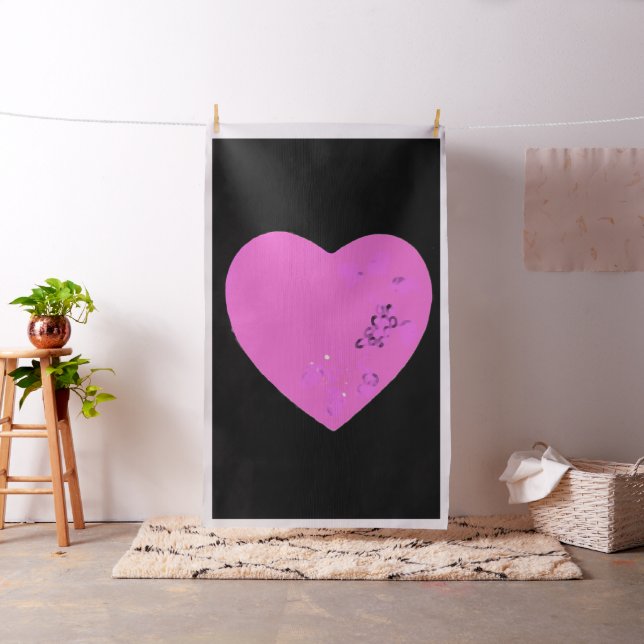 Tela Corazón rosa (In Situ)