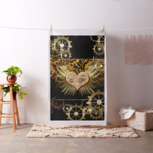 Tela Corazón Steampunk
