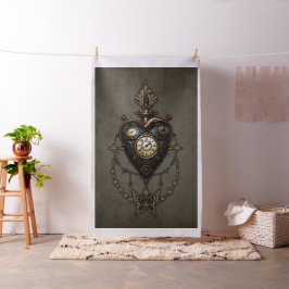 Tela Corazón Steampunk
