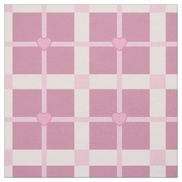 Tela corazoncitos adorables cuadrado de patrones de pla