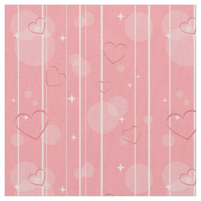 Tela Corazones (De cerca)