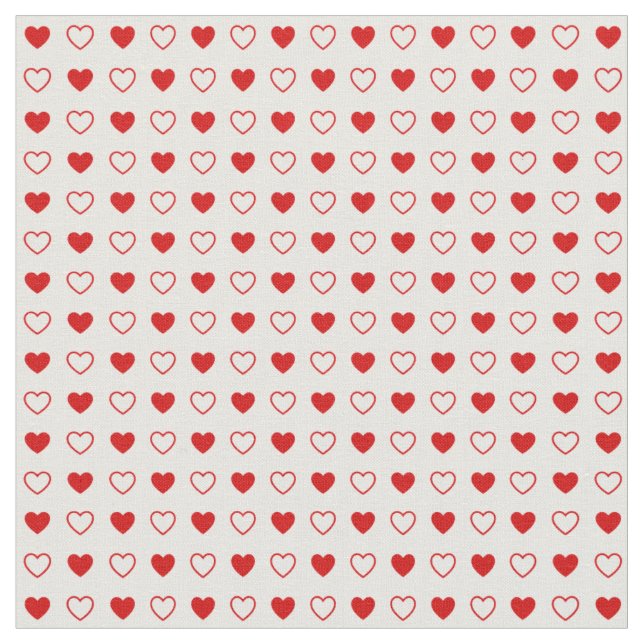 Tela Corazones (De cerca)