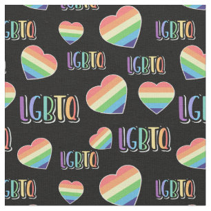 Tela Corazones arco iris LGBTQ
