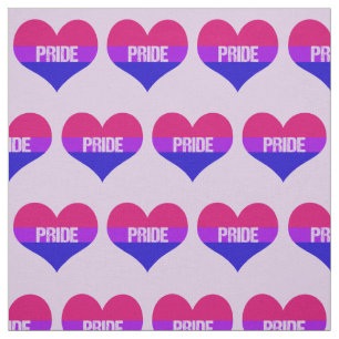 Tela Corazones bisexuales del amor del orgullo