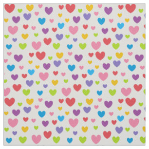 Tela Corazones coloridas HAMbyWG