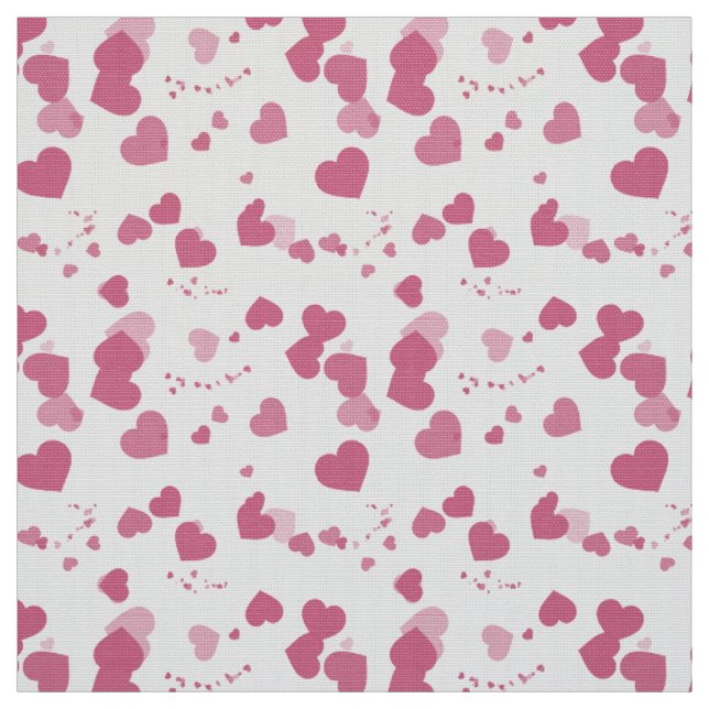 Tela Corazones de amor rosados (Retal)