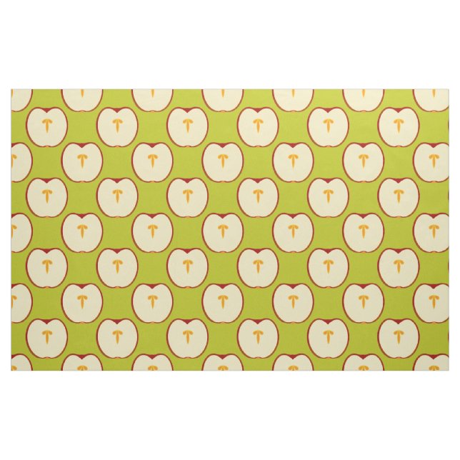 Tela Corazones de manzana ("Cuarto gordo" (fat quarter))