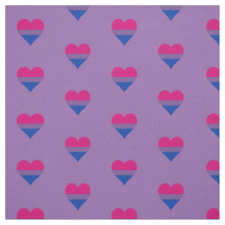 Tela Corazones de orgullo de bisexuales
