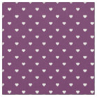 Corazones de Punto de Polka Púrpura Pluma