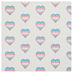 Tela Corazones del orgullo del transexual