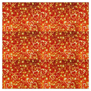 Tela Corazones en llamas