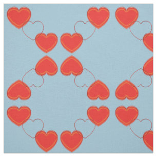 Tela - Corazones reflejados