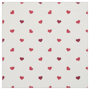 Tela Corazones rojos