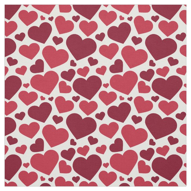 Tela Corazones rojos (Retal)