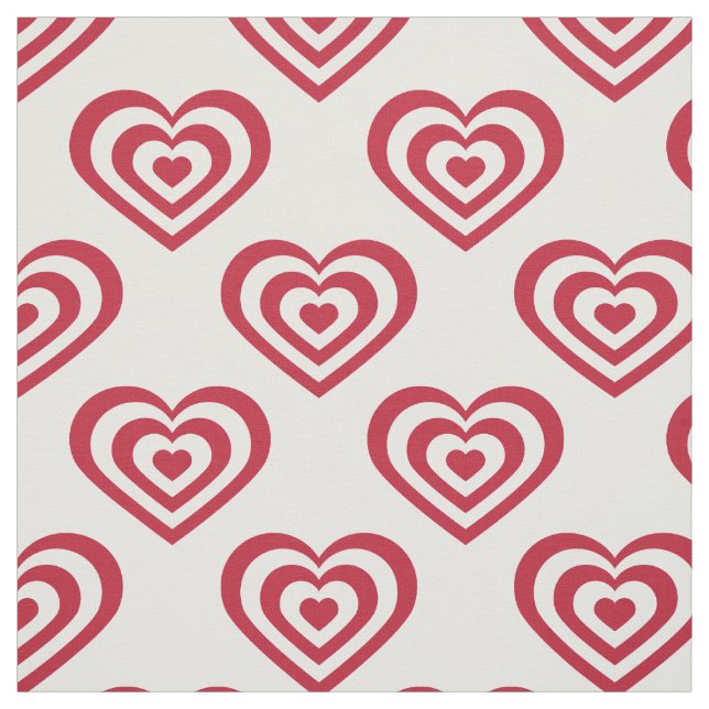 Tela Corazones rojos (Retal)