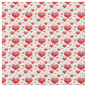 Tela Corazones rojos caídos (¡Usted elige el color de f