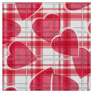 Tela Corazones rojos sin foco de Día de San Valentín, c