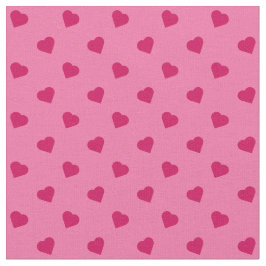 Tela Corazones rosas