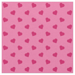 Tela Corazones rosas