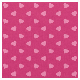 Tela Corazones rosas