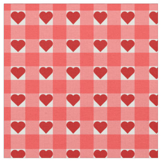 Tela Corazones y guinga
