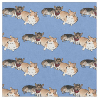 Tela Corgis galeses