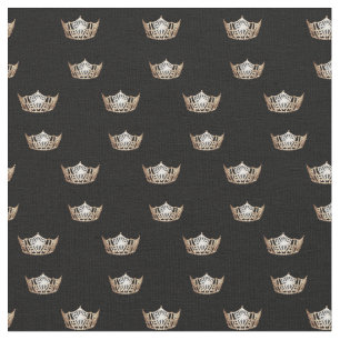 Tela Corona de personalizado Fabric-Pageant