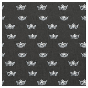 Tela Corona de personalizado Fabric-Pageant