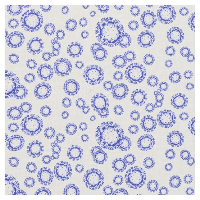 Tela Coronavirus - Porcelana (De cerca)