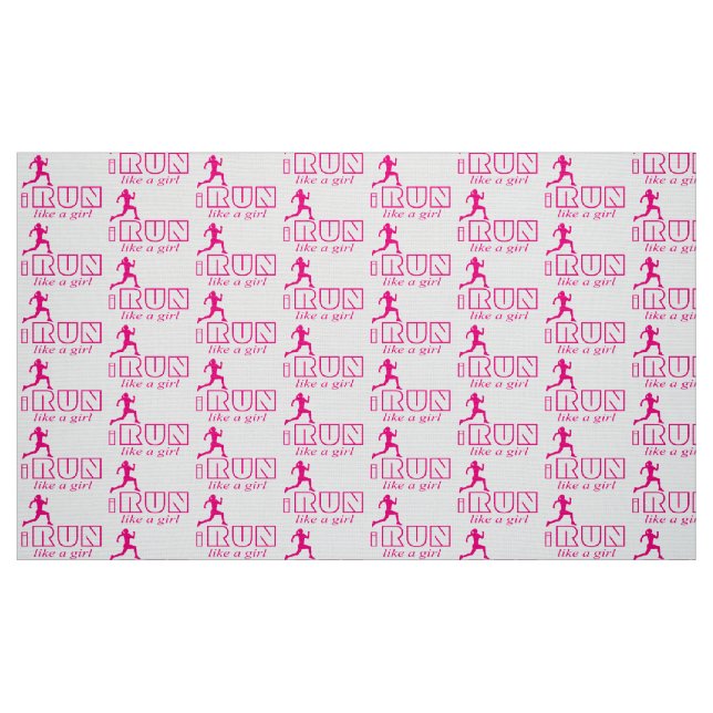 Tela Corro como un chica ("Cuarto gordo" (fat quarter))