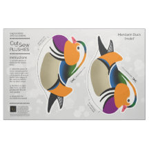 Cortar y abrir un pato de mandarín macho