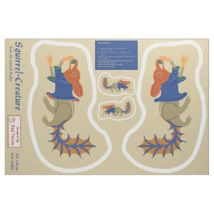 Tela Cortar y sew Luttrell Psalter Squirrel