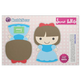 Tela Corte y cosa blanco como la nieve - proyecto fácil