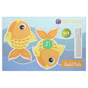 Tela Corte y cosa el Goldfish adaptable - proyecto