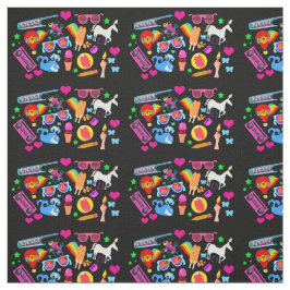 Tela Cosas de neón muy divertidas