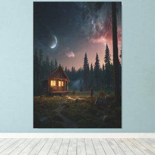 Tela cósmica - Decoración de pared celestial