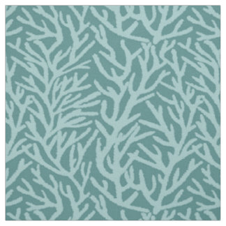 Tela Costa del Océano Verde azulado Aqua Coral