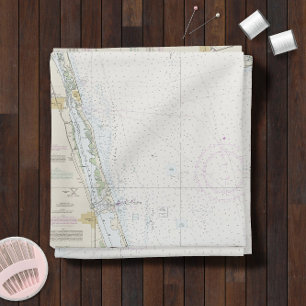 Tela Costa Este de Florida ⚓ Auténtico Gráfico Náutico